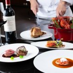 鉄板で仕上げるフレンチコース