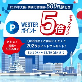 WESTER　キャンペーン　5倍