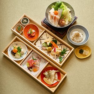 ［1～3月のおすすめ］<br>［夕食］二段重「野点（のだて）」