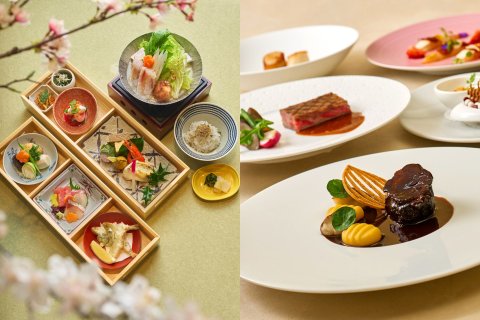 冬から春が旬の食材をフレンチや日本料理、鉄板焼などで華やかに仕上げる「季節の美味をめぐる～初春～」フェア開催　ソムリエ・唎酒師が厳選したペアリングドリンクと共にご用意