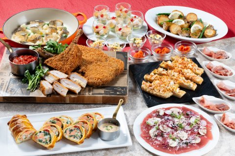 大人も子どもも楽しめる約50種類のメニューが食べ放題！新年を華やかに彩る「新春ブッフェ」を開催