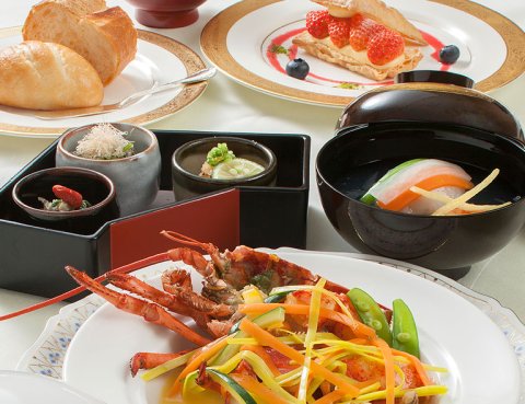 正餐形式（和洋折衷コース料理）