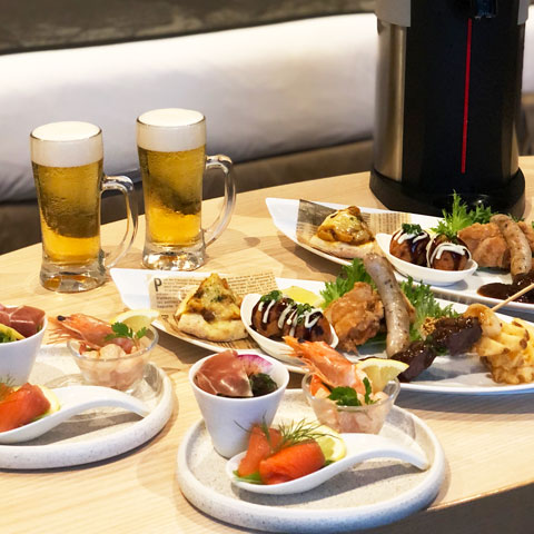 <b>ビールに合わせたお料理</b>