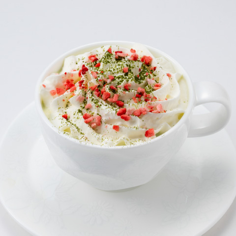 ［1月］苺と抹茶のオ・レ