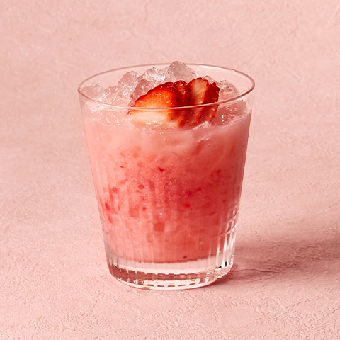 ［2月］苺とチョコのレオナルド・モクテル