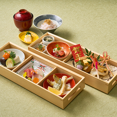 新春野点「二段重」:¥6,000