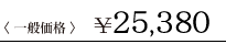 <一般価格>¥25,380