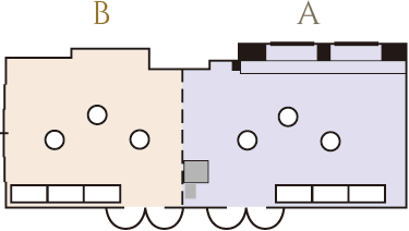 ブッフェ形式（立食スタイル）