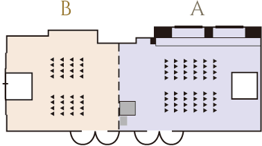 シアター形式（イスのみ）