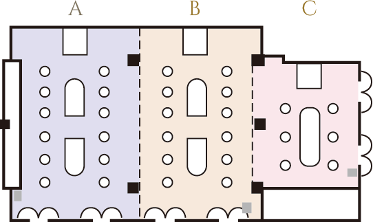 ブッフェ形式（立食スタイル）